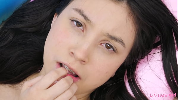 Beautiful Teen Brunette Shows Amazing Body