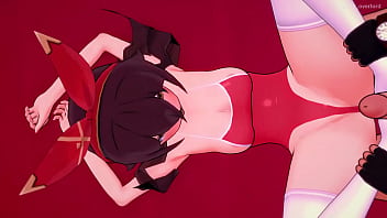 Amber En Traje De Baño Corre Pajas Con Los Pies