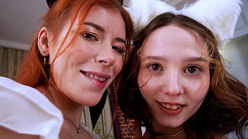 4on2 Gangbang! Two Sluts Akina Asmus _ Luna Rishi Decided To Fuck Their Ex-boyfriends Together At The Same Time Eks340