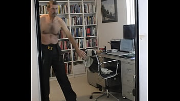 Oscar Van Den Hoek In His Dressing Room