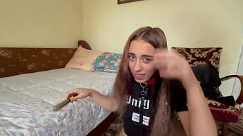 Troathfuck Cum In Hair And Pee After Hairbrush