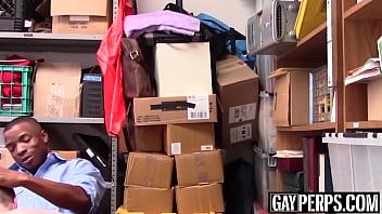 Black Officer Gets Himself Some Raw Twink Ass To Punish