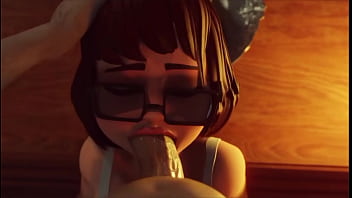3d Character Velma Perfect Blowjob - Animation Uncensored