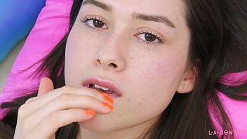 Radiant Brunette Shows Her Flawless Body