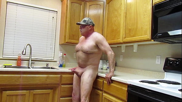 Naked At Home. - naked-at-home, naked-in-the-kitchen - Video 558254
