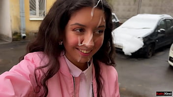 Fucked And Went To College With Cum On Her Face - Cumwalk