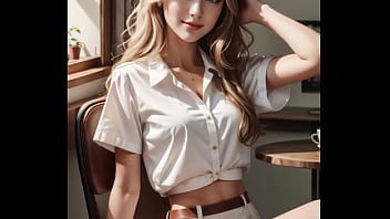 Ai Lookbook - [ai Art] College Beauties Sitting At Home