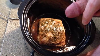 Cum On Another Pork Roast Before My Girlfriend _ I Eat It
