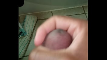 Love To Stroke My Small Cock In And The Bathroom