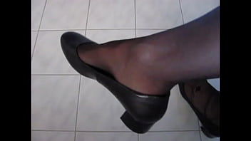 Högl Pumps And Black Nylons, Shoeplay By Isabelle-sandrine