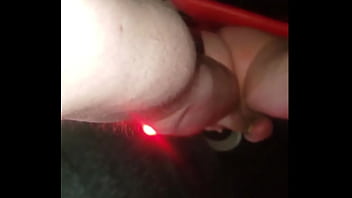 Caged Cock Foot Play (camera Footage)