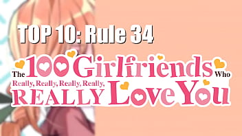 TOP 10: Las novias con más RULE 34 del anime de las 100 NOVIAS