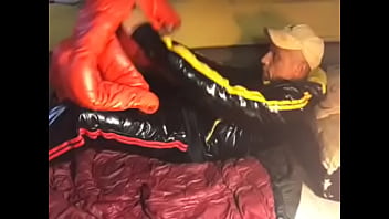 Błyszczący Komplet Cum Jacket