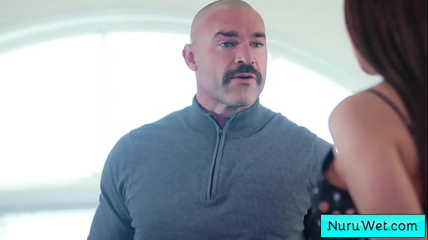 Sexy And Busty Brunette Babe Prepare Her Client For A Wet Slippery Nuru Massage - Charles Dera, Sheena Ryder, Melissa Stratton