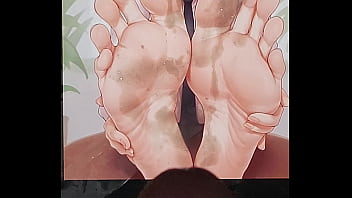 Makima' Feet Cum Tribute 3