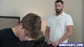 Stepson Fucks Stepdad Bareback