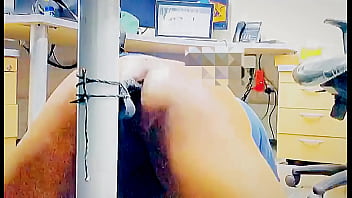 Soloboy Fucking My 7 Inch Black Dildo In My Office During Lunch Break