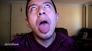 Tongue And Mouth Fetish With A Lot Of Saliva