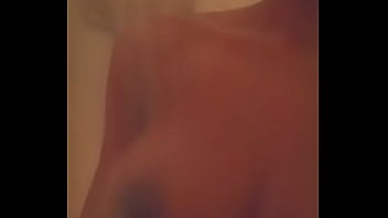 Ebony Teen Plays With Tits In The Shower - teen, natural, amateur, ebony, big-tits - Video 493776
