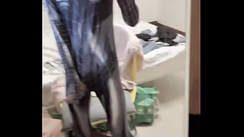 Sexy Gay Teen Masturbates Like Spider-man