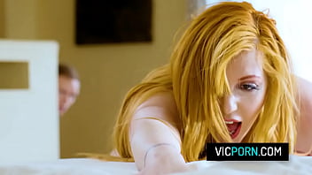 Horny Redhead Milf Lauren Phillips Caught Her Perv Neighbor Fapping On Her While She Masturbates