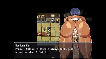 Tanned Girl Natsuki [ Hentai Game ] Ep.31 Public Beach Night Raw Fucking !