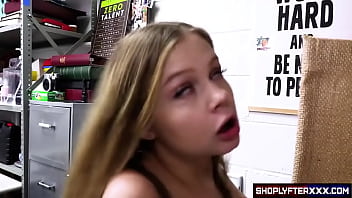 Sexy And Hot Thief Dildoing Joshua Lewis_ Cock And Then The Security Guard' Big Cock Until He Cums And She Swallows His Cum.