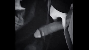 Stroking My Cock On A Friends Couch