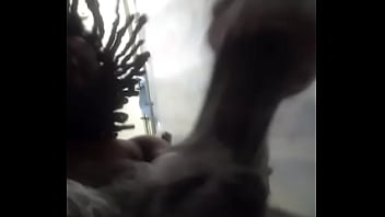 Lil Nef Stroking His Cock In The Shower