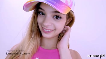 Cute Babe Gets Her Teen Little Pussy Fed On Casting Couch