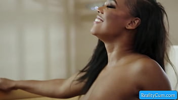 Big Ass Black Beauty With Nice Big Round Boobs Riding Massive Dick And Loves It Deep - August Skye, Derrick Pierce