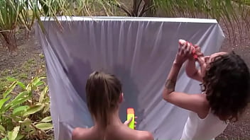 Rainbow Puke With April And Katt