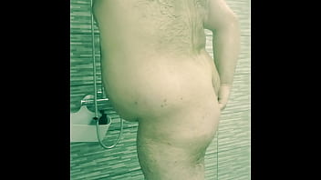 Chubby Gay Bear Plays With His Soapy Moobs And Cums On Dildo In The Shower Ft Plumpnstocky