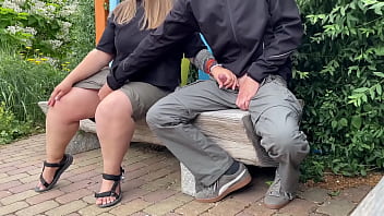 Mother-in-law' Gorgeous Hands Made Me Cum In The Park