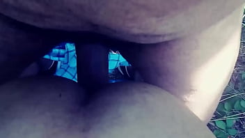 Bottom Being Topped In A Public Park