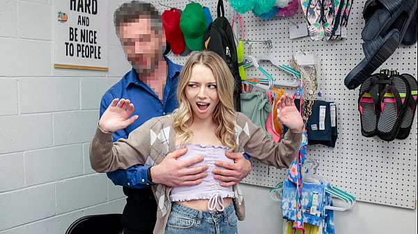 Teen Shoplifter Has To Blow The Guard' Cock As Her Punishment - Myshopsex