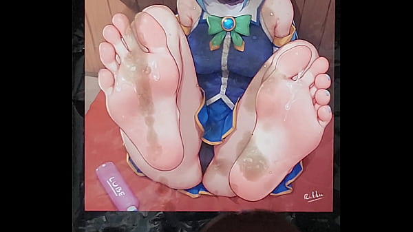Aqua' Feet Cum Tribute 2