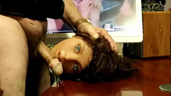 My Doll giving me a deep blow job......Cum in her mouth........