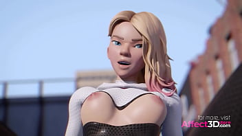 In Spider' Web - 3d Animation Superhero Porn