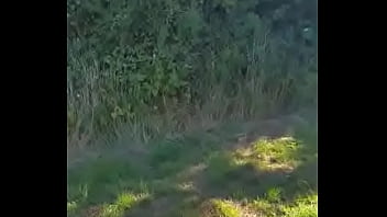 Gay Crossdresser Takes A Walk In Public Dressed Up Like A Girl But Soon Runs Away When He Hears Two People Near By