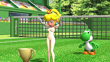 Super Mario (nintendo) Enf Cmnf Mmd: Yoshi Is Hungry And Eat All Princess Peach' Clothes, Showing Her Naked In Public | Bit.ly/4bpgtml
