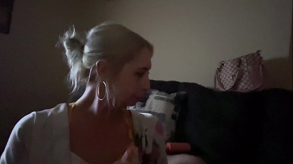 Hot Blonde Being A Dick Goblin