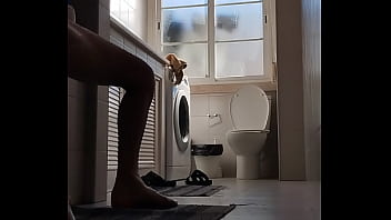 Hot Man Masturbating With Milk In His Hand