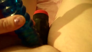 Playing With My Wet Pussy And Looking At Some Big Black Cocks