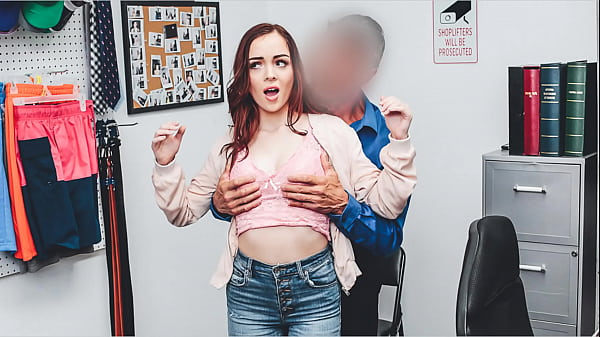 Teen Caught Trying To Escape With The Stolen Goods - Myshopfuck