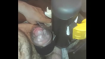 Jerking To Cum With Synced Porn On My Handy