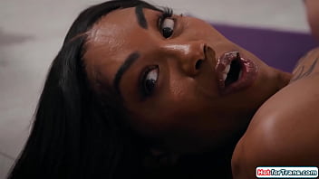 Two Tgirls Take Dicks Out To Seduce Guy