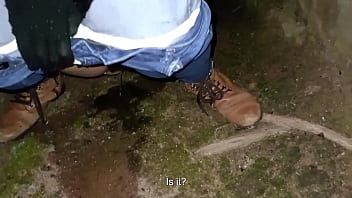 Couple Peeing And Having Sex In Public Behind The Church