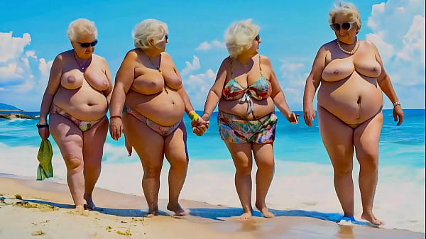 Four Grannies With Huge Tits