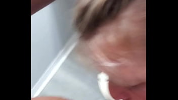 Getting A Blowie In The Bathroom